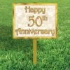 50th Anniversary Yard Sign