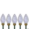 5ct LED Lighted C9 Christmas Pathway Marker Lawn Stakes - Clear Lights -Party Decorations Sales Shop 5ct led lighted c9 christmas pathway marker lawn stakes clear lights13991874