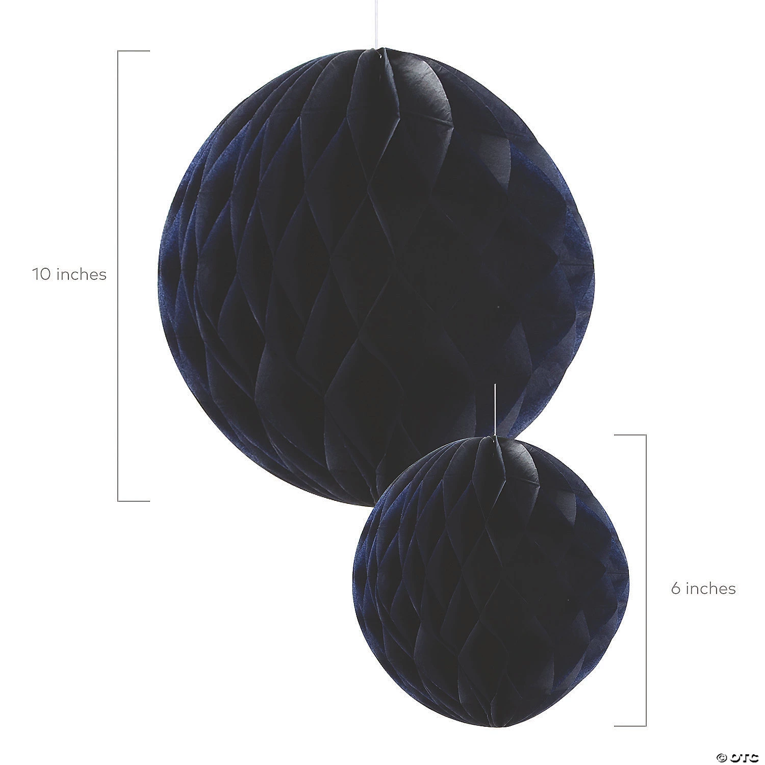 Hanging Honeycomb Decorations - 6 Pc. 4 Hanging Honeycomb Decorations - 6 Pc. - Image 2