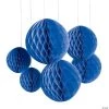 Hanging Honeycomb Decorations - 6 Pc. 1 Hanging Honeycomb Decorations - 6 Pc. -Party Decorations Sales Shop 6 10 blue honeycomb ceiling decorations 6 pc 13932743