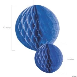 Hanging Honeycomb Decorations - 6 Pc. -Party Decorations Sales Shop 6 10 blue honeycomb ceiling decorations 6 pc 13932743 a01