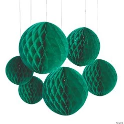 Hanging Honeycomb Decorations - 6 Pc.