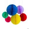 Hanging Honeycomb Decorations - 6 Pc.