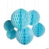 Hanging Honeycomb Decorations - 6 Pc. -Party Decorations Sales Shop 6 10 light blue honeycomb ceiling decorations 6 pc 13932751