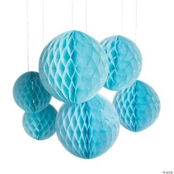 Hanging Honeycomb Decorations - 6 Pc.