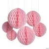 Hanging Honeycomb Decorations - 6 Pc. -Party Decorations Sales Shop 6 10 light pink honeycomb ceiling decorations 6 pc 13932755