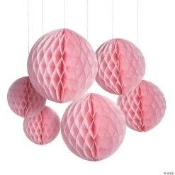 Hanging Honeycomb Decorations - 6 Pc.