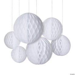 Hanging Honeycomb Decorations - 6 Pc.