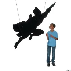 6 Ft. Large Superhero Silhouette Hanging Decoration