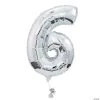 "6" Shaped Number 34" Mylar Balloon 2 "6" Shaped Number 34" Mylar Balloon -Party Decorations Sales Shop 6 shaped number 34 mylar balloon3 5036