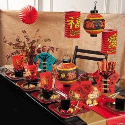 7 1/2" Light-Up Chinese Lanterns - 3 Pc. -Party Decorations Sales Shop 7 1 2 light up chinese lanterns 3 pc 70 2494 a03