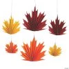 8 1/2" - 17 1/2" Fall Leaves Ceiling Decorations - 6 Pc. -Party Decorations Sales Shop 8 1 2 17 1 2 fall leaves ceiling decorations 6 pc 13952109