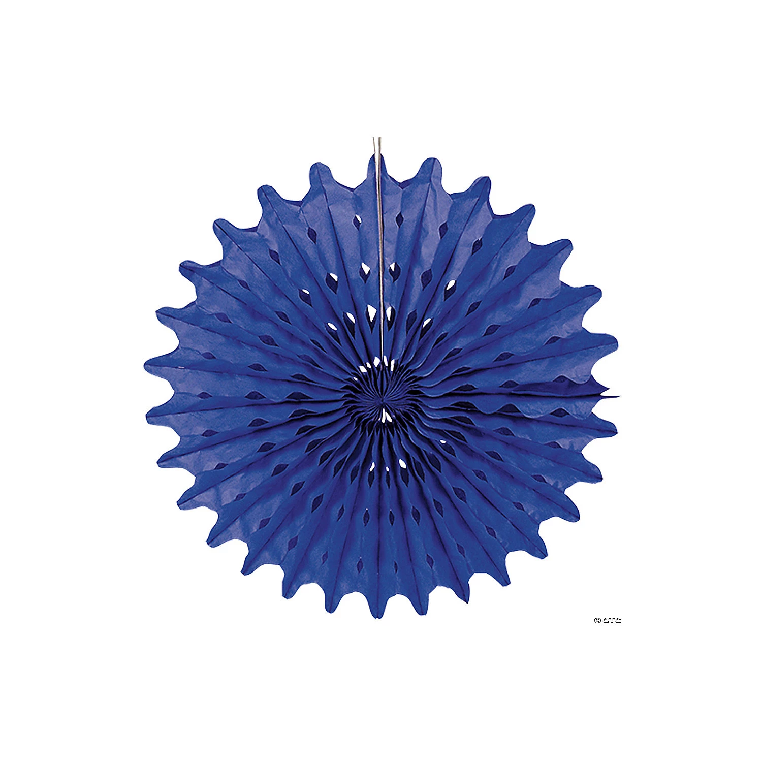 Hanging Tissue Paper Fans - 12 Pc. 4 Hanging Tissue Paper Fans - 12 Pc. - Image 2