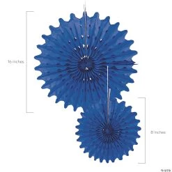 Hanging Tissue Paper Fans - 12 Pc. 10 Hanging Tissue Paper Fans - 12 Pc. -Party Decorations Sales Shop 8 10 blue hanging tissue paper fan decorations 12 pc 3 4216 a01