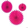 Hanging Tissue Paper Fans - 12 Pc. -Party Decorations Sales Shop 8 10 hot pink hanging tissue paper fans 12 pc 3 4219