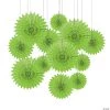 Hanging Tissue Paper Fans - 12 Pc. 2 Hanging Tissue Paper Fans - 12 Pc. -Party Decorations Sales Shop 8 10 lime green hanging tissue paper fans 12 pc 3 4220