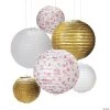 8" - 12" Butterfly Floral Hanging Paper Lanterns - 6 Pc. -Party Decorations Sales Shop 8 12 butterfly floral hanging paper lanterns 6 pc 13938139