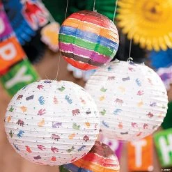 8" - 12" Eric Carle's Brown Bear, Brown Bear, What Do You See? Hanging Paper Lanterns - 6 Pc. -Party Decorations Sales Shop 8 12 eric carles brown bear brown bear what do you see hanging paper lanterns 6 pc 13722160 a02