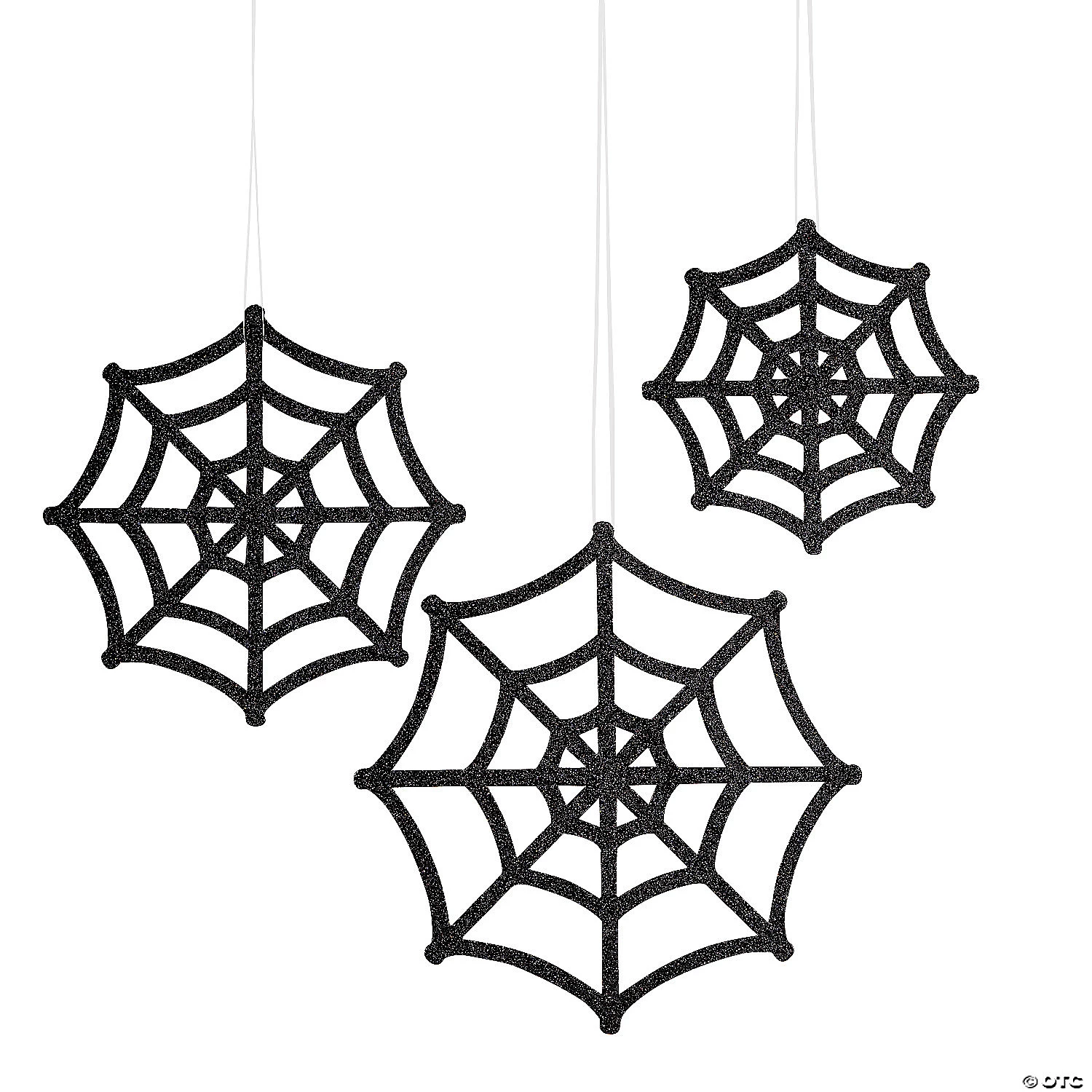 8" - 12" Halloween Spider Ceiling Decorations - 6 Pc. 3 8" - 12" Halloween Spider Ceiling Decorations - 6 Pc.