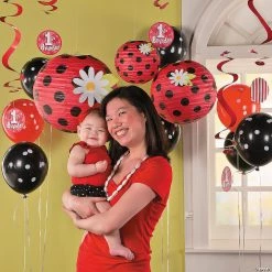 8" - 16" Little Ladybug Hanging Paper Lanterns - 3 Pc. -Party Decorations Sales Shop 8 16 little ladybug hanging paper lanterns 3 pc 13646782 a02