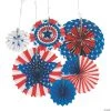 8" - 16" Patriotic Paper Hanging Paper Fans - 6 Pc. -Party Decorations Sales Shop 8 16 patriotic paper hanging paper fans 6 pc 13943651