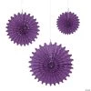 Hanging Tissue Paper Fans - 12 Pc. -Party Decorations Sales Shop 8 16 purple hanging paper fans 12 pc 3 4222