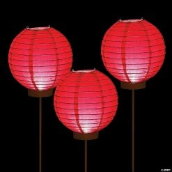 Light-Up Paper Lantern Balloons - 3 Pc.