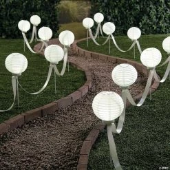 Light-Up Paper Lantern Balloons - 3 Pc. -Party Decorations Sales Shop 8 white light up paper lantern balloons 3 pc 13744566 a03