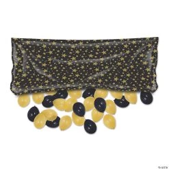 80" Black & Gold Balloon Drop Bag