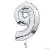 "9" Shaped Number 34" Mylar Balloon -Party Decorations Sales Shop 9 shaped number 34 mylar balloon3 5039