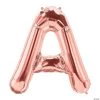 A Rose Gold Letter 34" Mylar Balloon 2 A Rose Gold Letter 34" Mylar Balloon -Party Decorations Sales Shop a rose gold letter 34 mylar balloon13908540