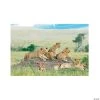 African Safari VBS Lion Backdrop - 3 Pc. -Party Decorations Sales Shop african safari vbs lion backdrop 3 pc 13826765