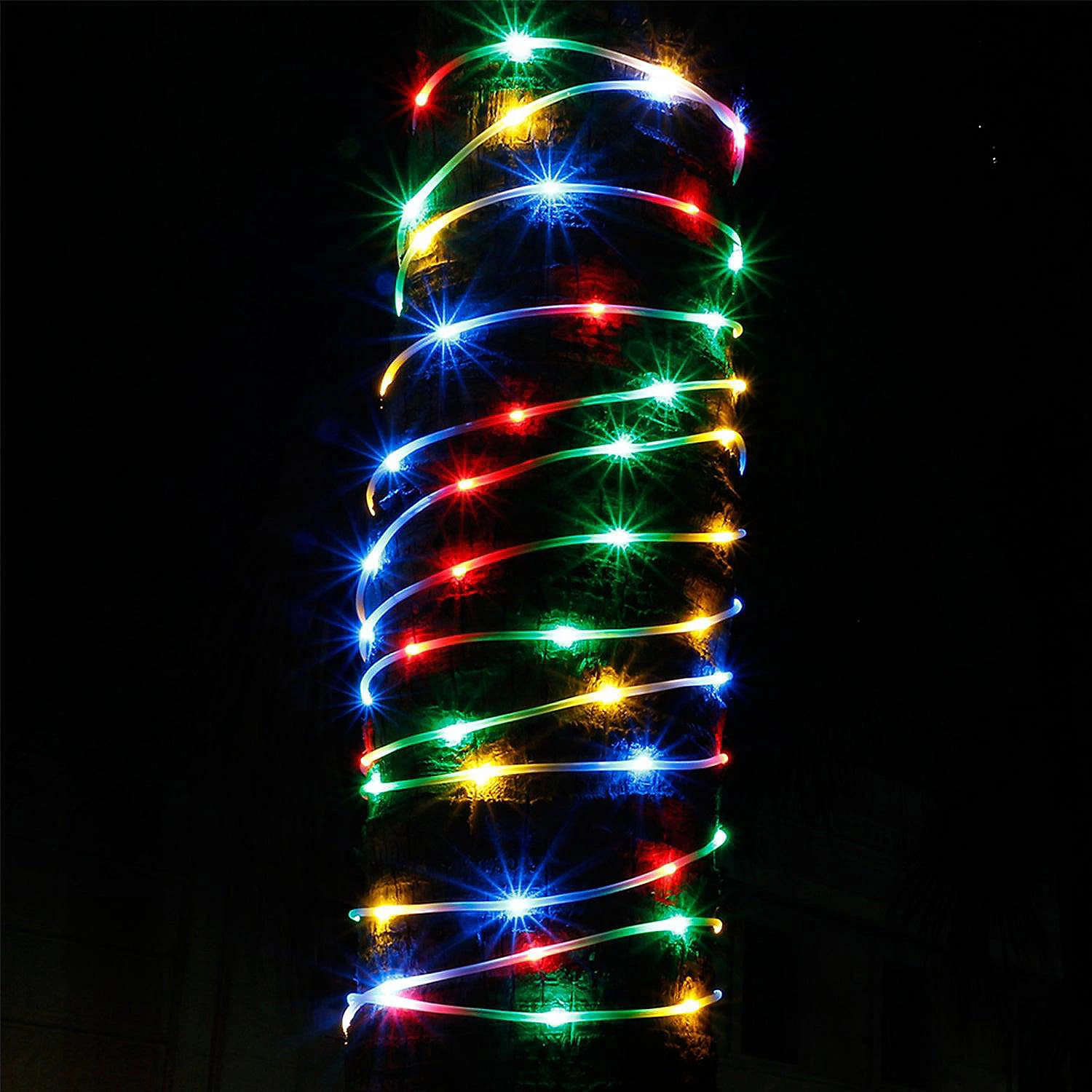 AGPtek 42.6FT Solar Rope String Lights 4 AGPtek 42.6FT Solar Rope String Lights - Image 2