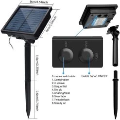 AGPtek 42.6FT Solar Rope String Lights 8 AGPtek 42.6FT Solar Rope String Lights -Party Decorations Sales Shop agptek 42 6ft solar rope string lights14207768 a02NOWA