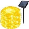 AGPtek 75.5FT Warm White Solar Rope Lights -Party Decorations Sales Shop agptek 75 5ft warm white solar rope lights14207752NOWA