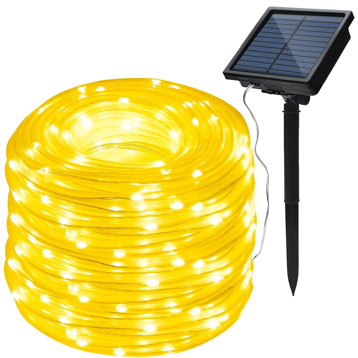 AGPtek 75.5FT Warm White Solar Rope Lights 3 AGPtek 75.5FT Warm White Solar Rope Lights