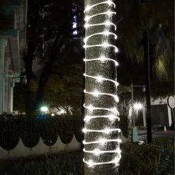 AGPtek 75.5FT White Solar Rope String Light -Party Decorations Sales Shop agptek 75 5ft white solar rope string light14207747 a01NOWA