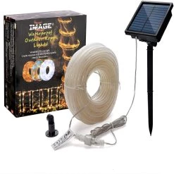 AGPtek 75.5FT White Solar Rope String Light -Party Decorations Sales Shop agptek 75 5ft white solar rope string light14207747 a02NOWA