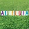 Alleluia Yard Stakes - 8 Pc. -Party Decorations Sales Shop alleluia yard stakes 8 pc 13962038