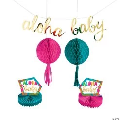 Aloha Baby Shower Decorating Kit - 5 Pc.