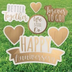 Anniversary Yard Decorating Set - 7 Pc.