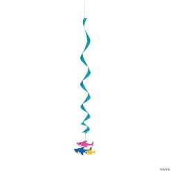 Baby Shark Hanging Swirl Decorations - 3 Pc. 5 Baby Shark Hanging Swirl Decorations - 3 Pc. -Party Decorations Sales Shop baby shark hanging swirl decorations 3 pc 13947378 a01