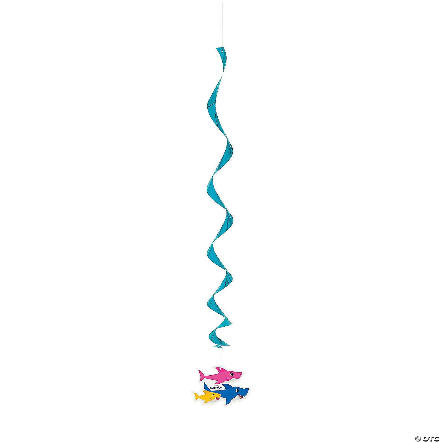 Baby Shark Hanging Swirl Decorations - 3 Pc. 3 Baby Shark Hanging Swirl Decorations - 3 Pc.
