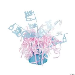 Baby Shower Foil Spray Centerpieces - 6 Pc.