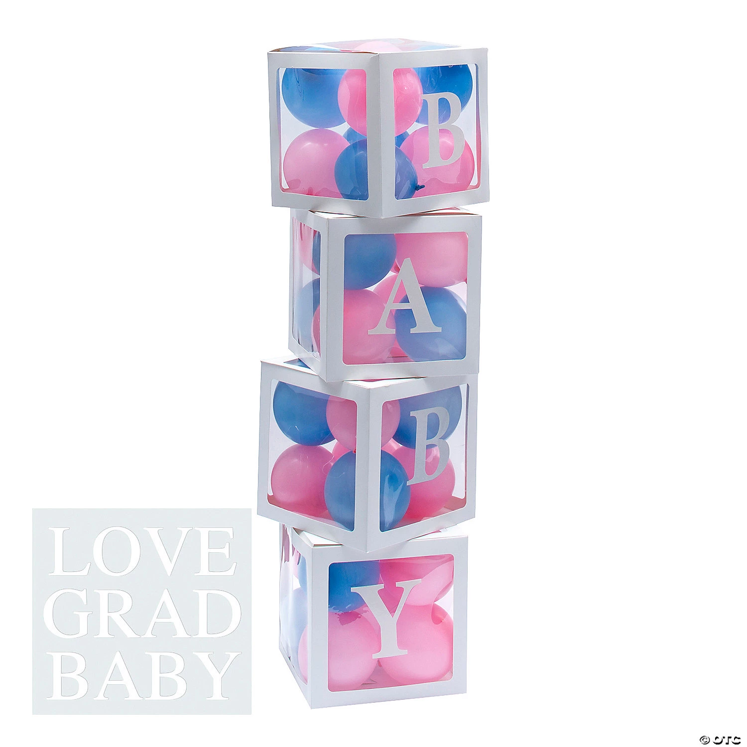 Balloon Block Boxes - 4 Pc. 4 Balloon Block Boxes - 4 Pc. - Image 2
