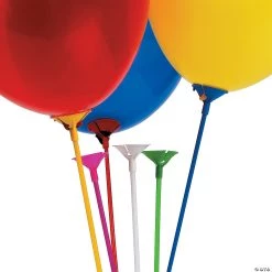 Balloon Sticks with Cups - 144 Pc.