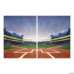 Baseball Field Backdrop - 2 Pc. -Party Decorations Sales Shop baseball field backdrop 2 pc 13971010 a01