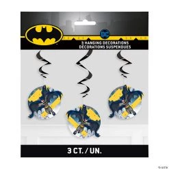 Batman™ Hanging Decorations - 3 Pc.