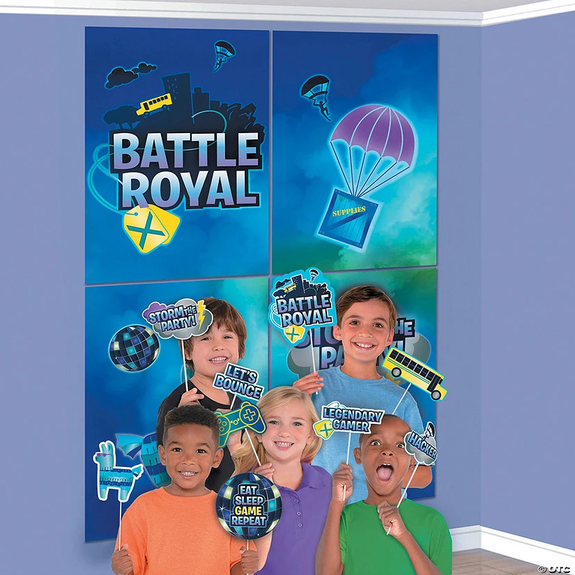 Battle Royal Scene Setter with Photo Stick Props - 16 Pc. 3 Battle Royal Scene Setter with Photo Stick Props - 16 Pc.