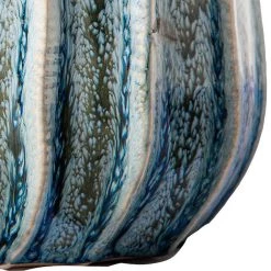 Benzara, 5.25" Blue Vase with Ceramic and Embossed Wavy Vertical Lines 9 Benzara, 5.25" Blue Vase with Ceramic and Embossed Wavy Vertical Lines -Party Decorations Sales Shop benzara 5 25 blue vase with ceramic and embossed wavy vertical lines14236594 a03NOWA